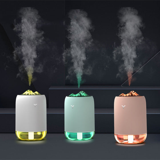 Mystic Flame Mini Humidifier & Aroma Diffuser - Home, Car, & Office Essential