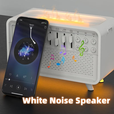 Sleep Serenity Bundle: 3-in-1 Bluetooth Speaker, White Noise Machine, Night Light, & Humidifier