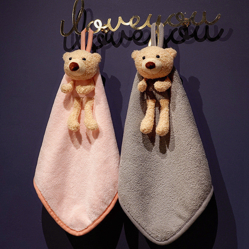 Adorable Hanging Hand Towel - Cute Kitchen Towel for Net Celebrity-Inspired Home Decor