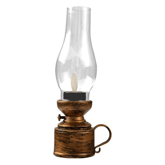Vintage Glow LED Candle Light - Retro-Style Electronic Lamp with Creative Flair