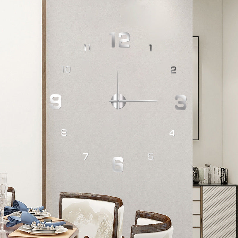 Elegant Timekeeping: Perforation-Free European-Style Digital Clock