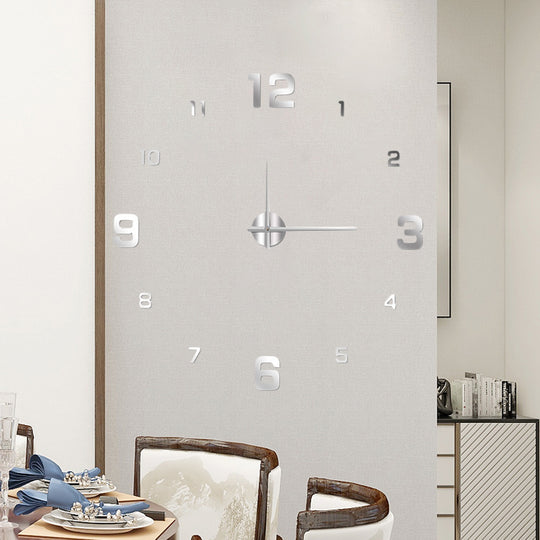 Elegant Timekeeping: Perforation-Free European-Style Digital Clock