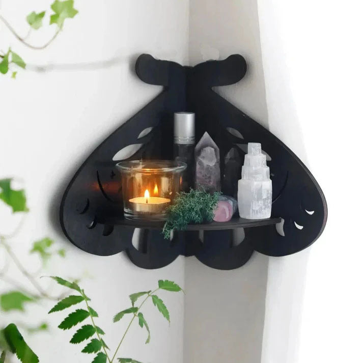 Elegant Storage Solution: Crystal Wall Mounted Storage Rack for Home Decor