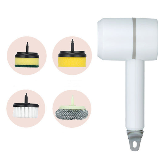 PowerScrub Wireless Electric Cleaning Brush - Rechargeable USB Scrubber for Kitchen, Bathroom, Tile & Bathtub
