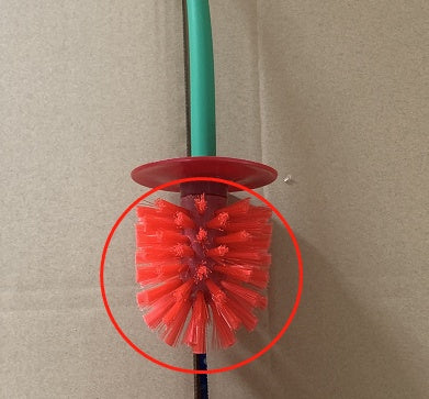 Cherry-Shaped Toilet Brush Set - Long Handle Soft Bristle Bathroom Cleaning Brush with Creative Design