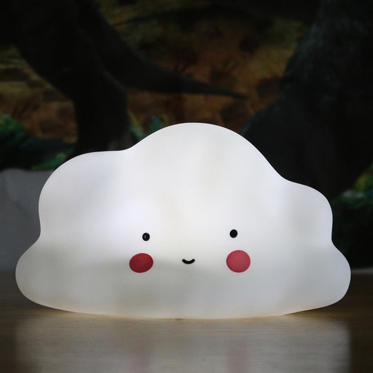 Lunar Buddy Rabbit Night Light - Soothing Star Moon White Cloud Design for Kids