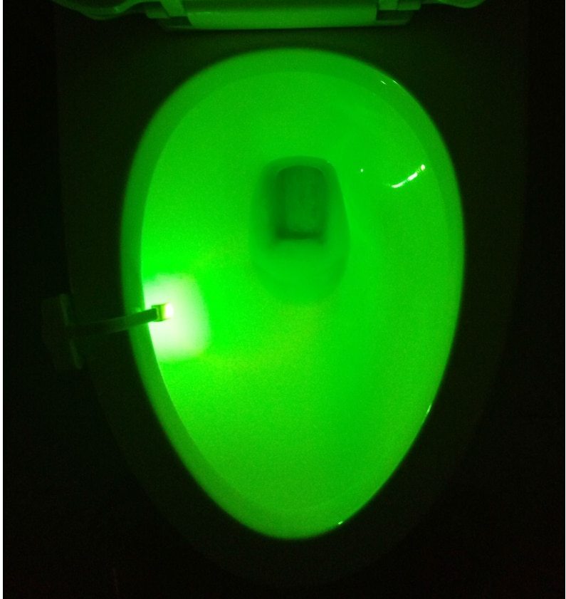 Motion Sensor LED Night Light for Toilets & Bathrooms