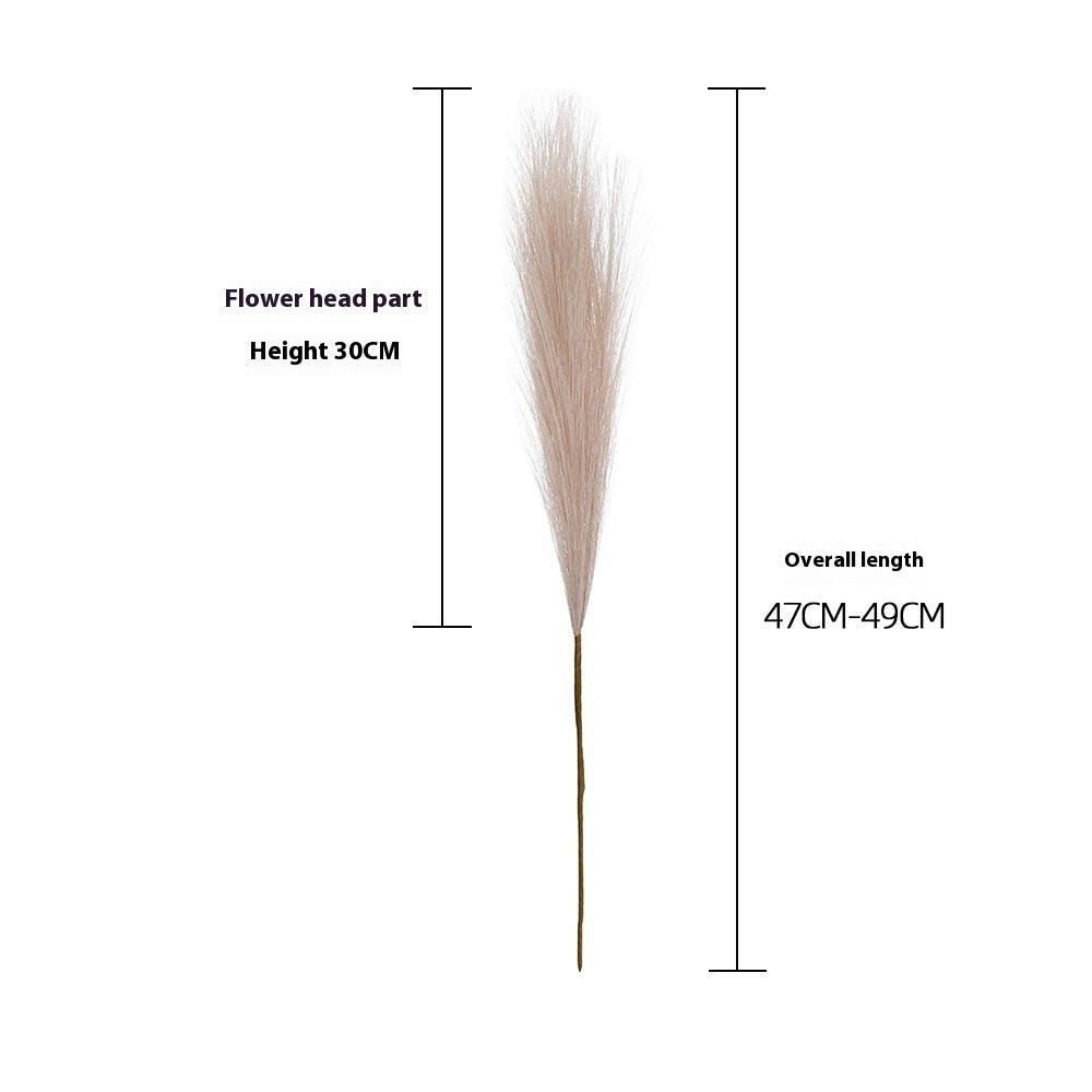 Elegant Pampas Grass Artificial Flowers - Natural Reed Bouquet for Home Decor