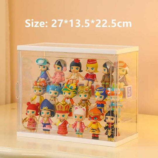 ClearView Acrylic Display Case - Blind Box Showcase for Figures & Collectibles