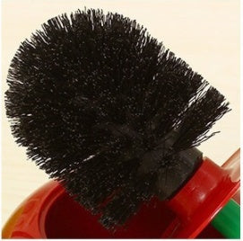 Cherry-Shaped Toilet Brush Set - Long Handle Soft Bristle Bathroom Cleaning Brush with Creative Design