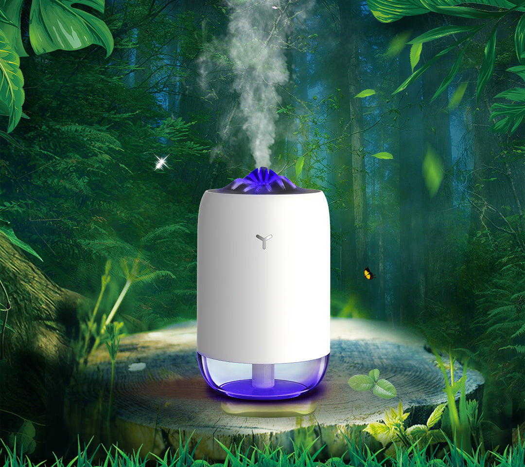 Mystic Flame Mini Humidifier & Aroma Diffuser - Home, Car, & Office Essential