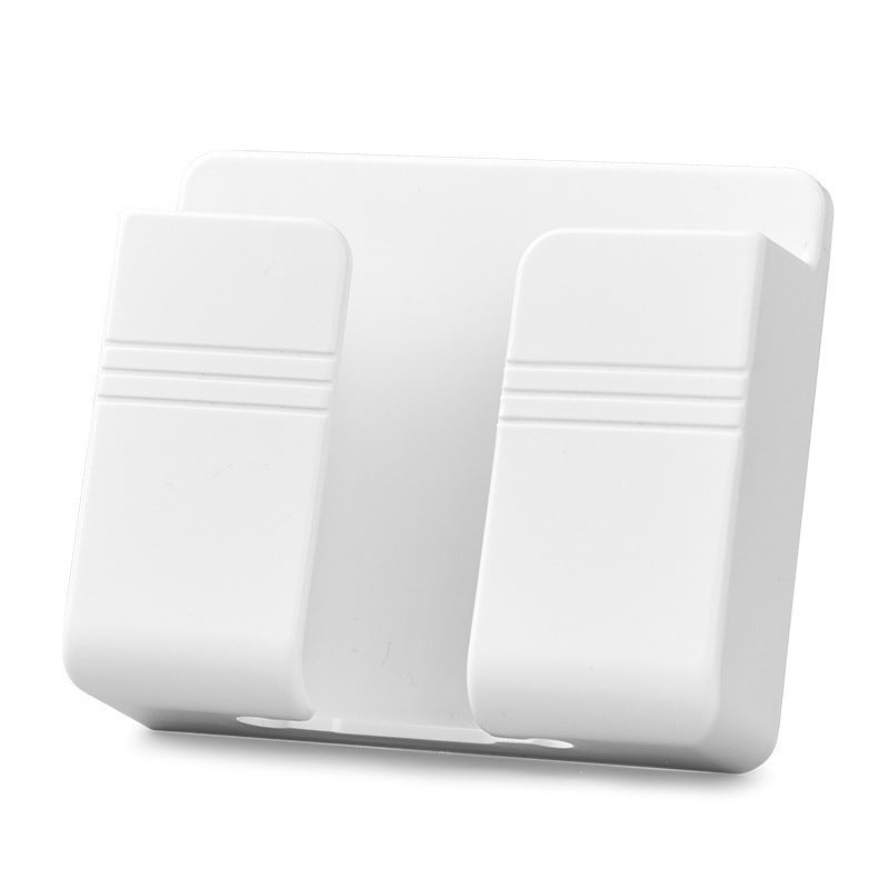 Space-Saving Mobile Phone Charging Station: Adhesive Storage Rack with Punch-Free Design