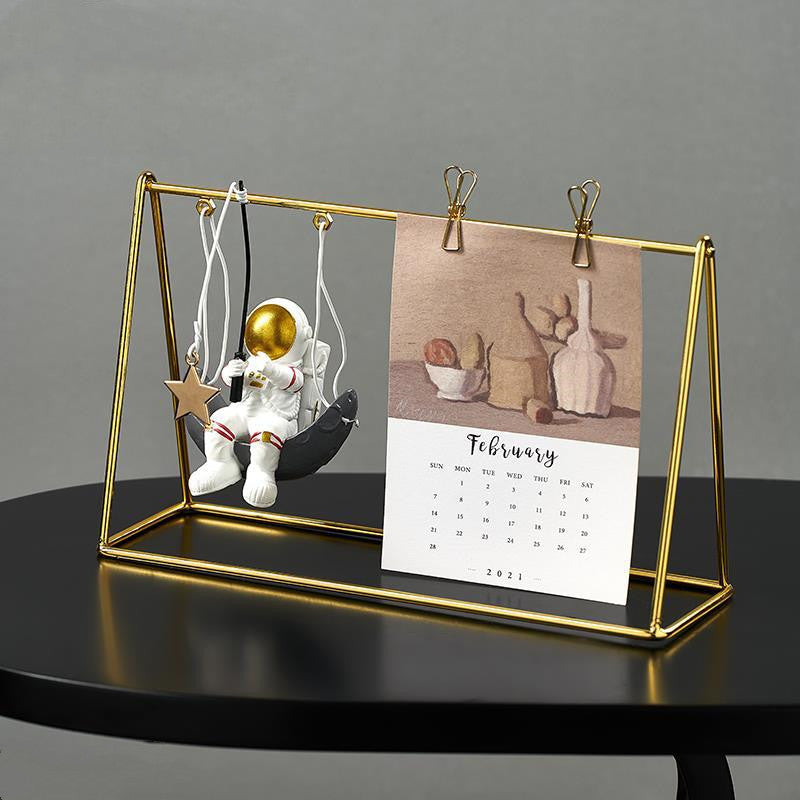 Cosmic Companion: Astronaut Figurine for Home & Office Decor
