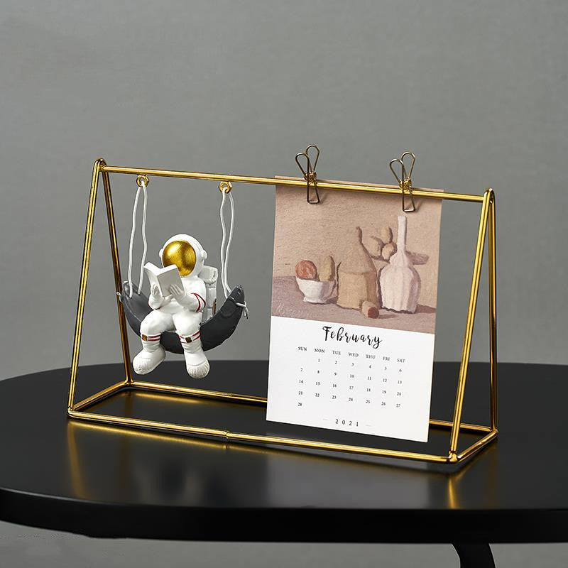 Cosmic Companion: Astronaut Figurine for Home & Office Decor