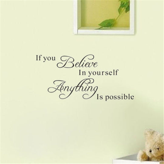 Motivational Wall Stickers for Living Room & Dining Room - Decorative Painting Decals