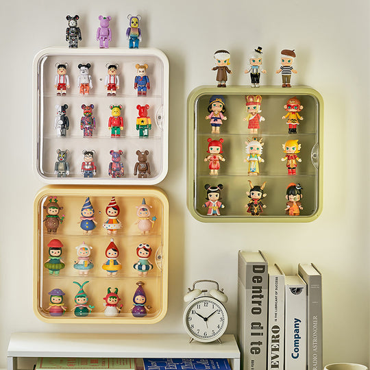 Collector's Dream Doll Storage Stand - Wall-Mounted Blind Box Display with Magnetic Suction