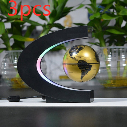 Floating in Style: Magnetic Levitation Globe Ornament for a Touch of Elegance