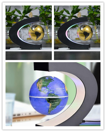 Floating in Style: Magnetic Levitation Globe Ornament for a Touch of Elegance