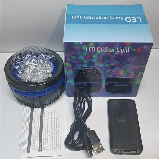 Cosmic Dreams USB Bedside Galaxy Light - Starry Sky Projection with Soothing Atmosphere
