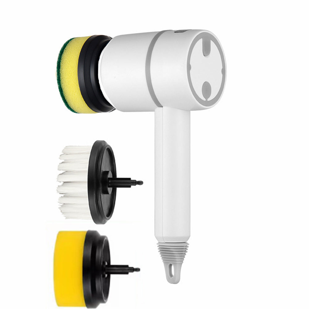 PowerScrub Wireless Electric Cleaning Brush - Rechargeable USB Scrubber for Kitchen, Bathroom, Tile & Bathtub