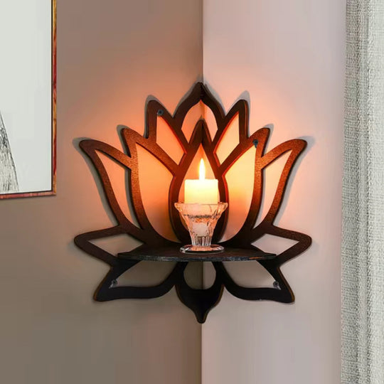 Elegant Storage Solution: Crystal Wall Mounted Storage Rack for Home Decor