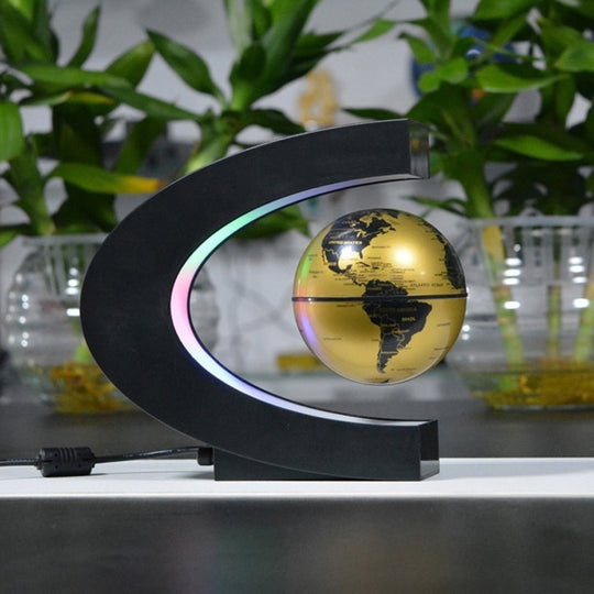 Floating in Style: Magnetic Levitation Globe Ornament for a Touch of Elegance