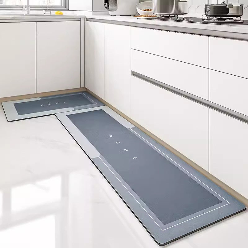 Absorbent & Stylish: Kitchen Diatom Ooze Floor Mat for Household Use