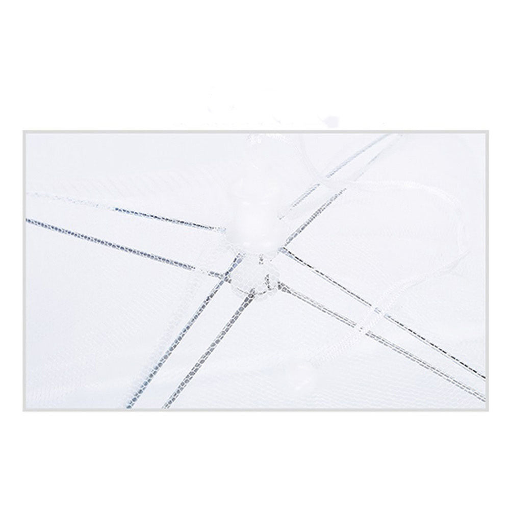 Large Rectangular Dish Drying Cover - White Mesh Food Cover with Removable & Washable Design
