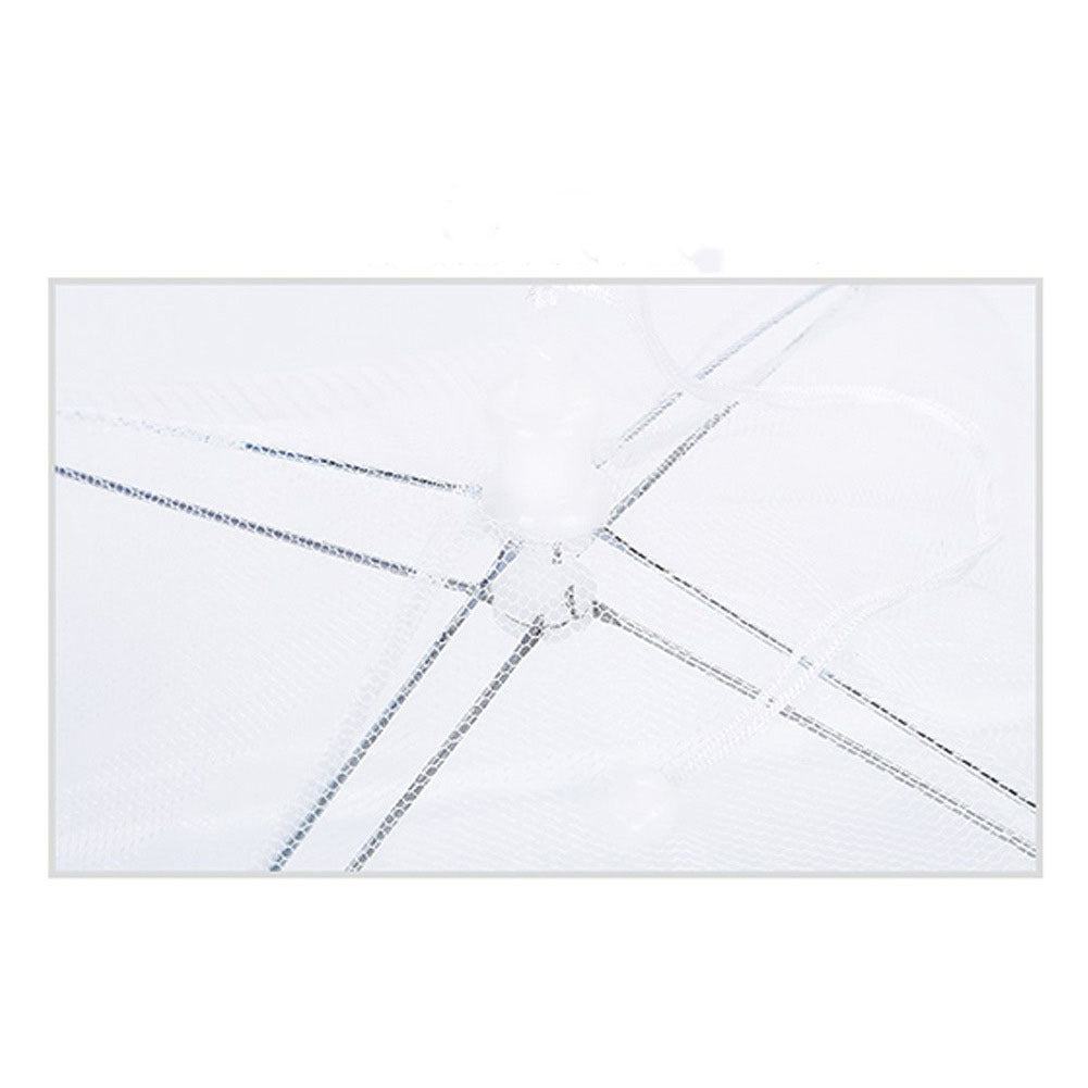 Large Rectangular Dish Drying Cover - White Mesh Food Cover with Removable & Washable Design