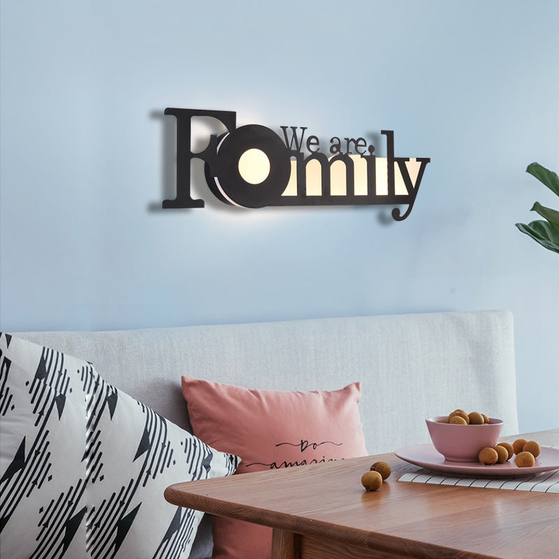 Illuminated Inspiration LED Letter Wall Lamp - Creative Wall Decor