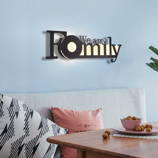 Illuminated Inspiration LED Letter Wall Lamp - Creative Wall Decor