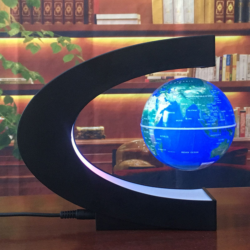 Floating in Style: Magnetic Levitation Globe Ornament for a Touch of Elegance