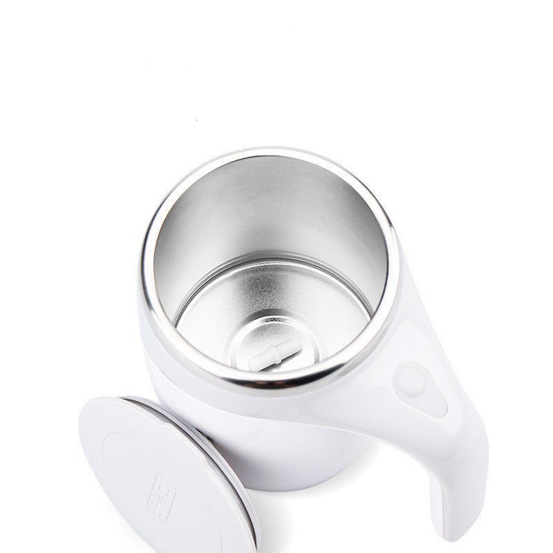 AutoMix Pro - Rechargeable Electric Stirring Mug for Coffee, Tea & More - Hands-Free Rotating Cup with Magnetic Mixing