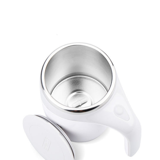 AutoMix Pro - Rechargeable Electric Stirring Mug for Coffee, Tea & More - Hands-Free Rotating Cup with Magnetic Mixing
