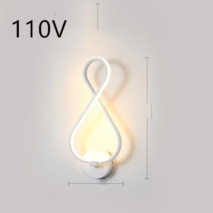 Nordic Chic LED Wall Lamp - Minimalist Bedside Lighting