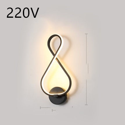 Nordic Chic LED Wall Lamp - Minimalist Bedside Lighting