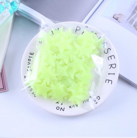Glow-in-the-Dark Cartoon Star Wall Stickers – Cute Luminous Decor for Kids' Rooms, Parties & Weddings