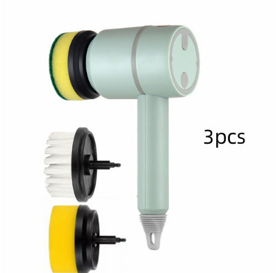 PowerScrub Wireless Electric Cleaning Brush - Rechargeable USB Scrubber for Kitchen, Bathroom, Tile & Bathtub