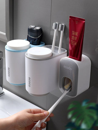 Toothpaste Pro - Wall-Mounted Automatic Toothpaste Dispenser & Holder for Bathroom