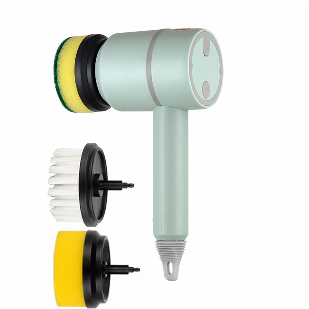 PowerScrub Wireless Electric Cleaning Brush - Rechargeable USB Scrubber for Kitchen, Bathroom, Tile & Bathtub
