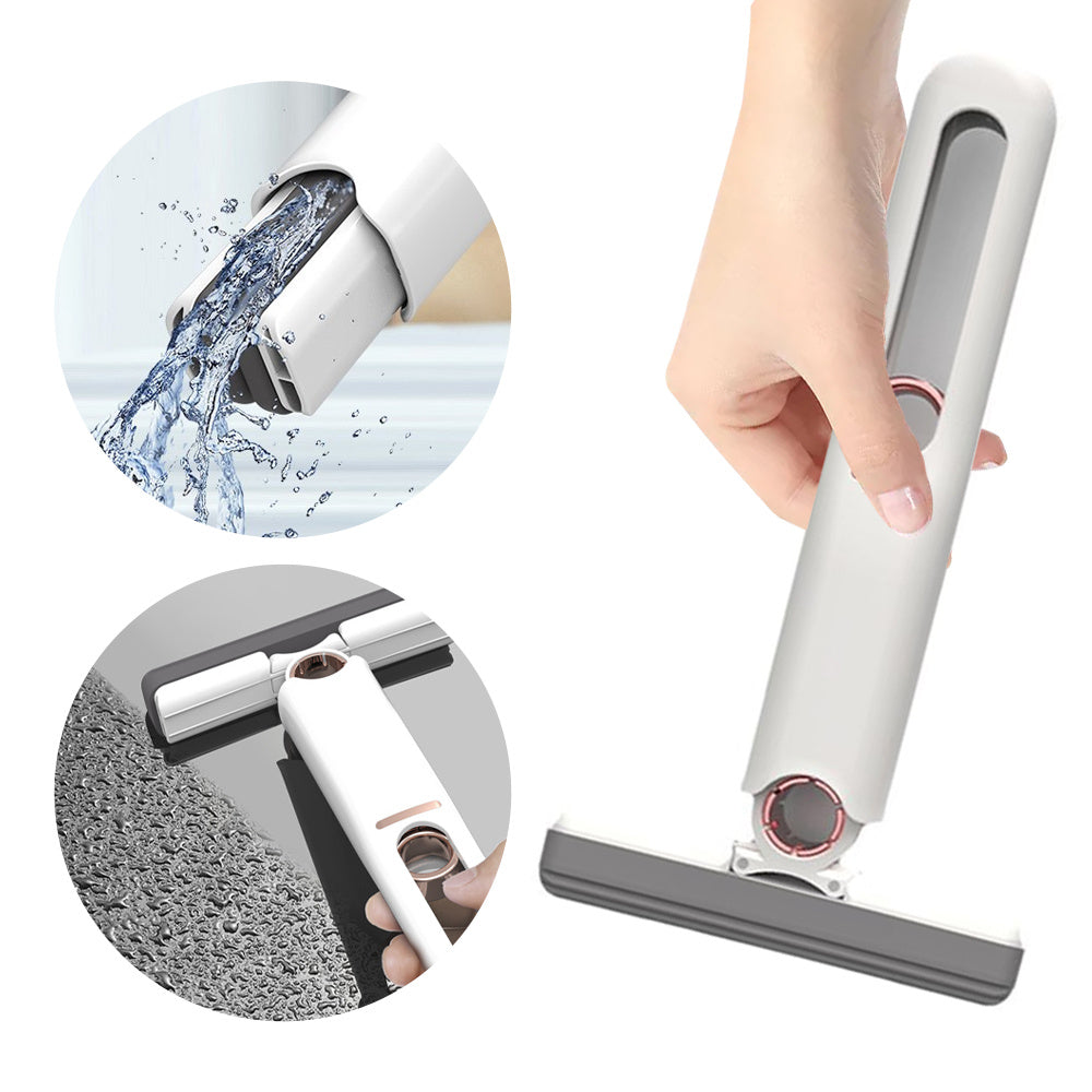 MiniMax Mop - Portable Sponge Mop with Squeeze Function for Floor, Glass, Desk & Car Cleaning