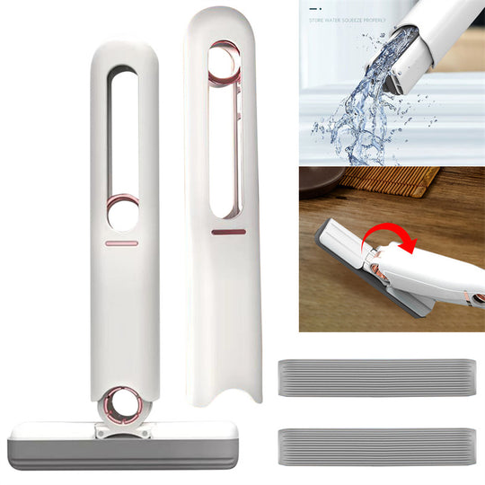 MiniMax Mop - Portable Sponge Mop with Squeeze Function for Floor, Glass, Desk & Car Cleaning