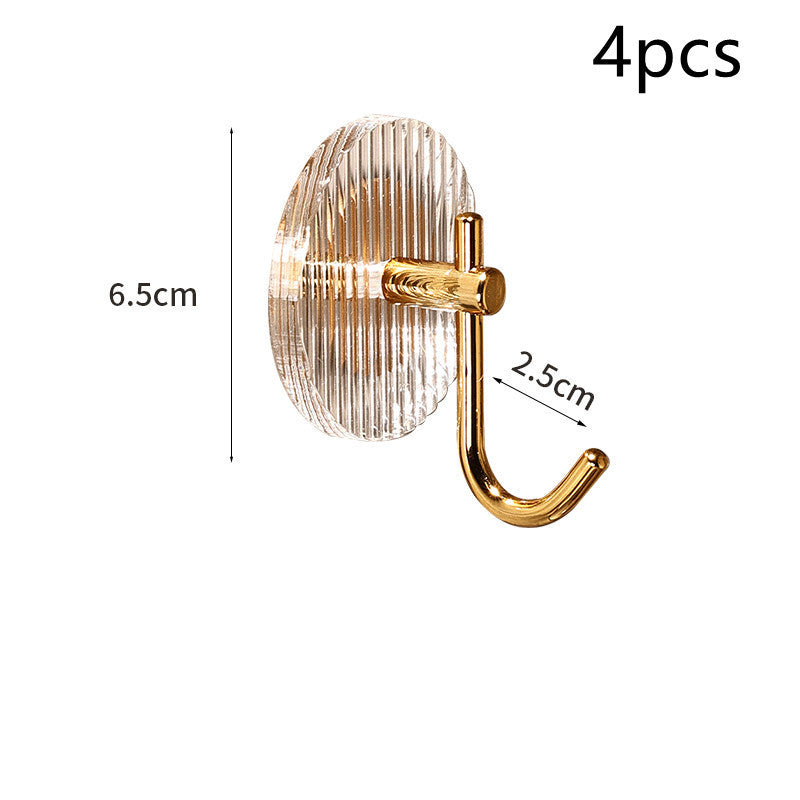 Heavy-Duty Adhesive Acrylic Hook - Strong & Durable Wall Hook for Hanging
