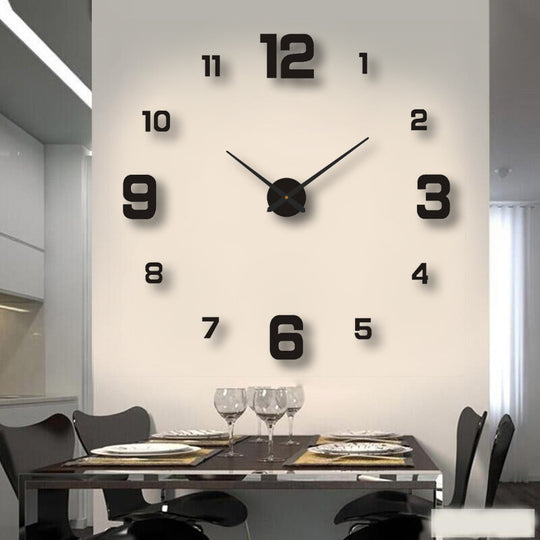 Elegant Timekeeping: Perforation-Free European-Style Digital Clock