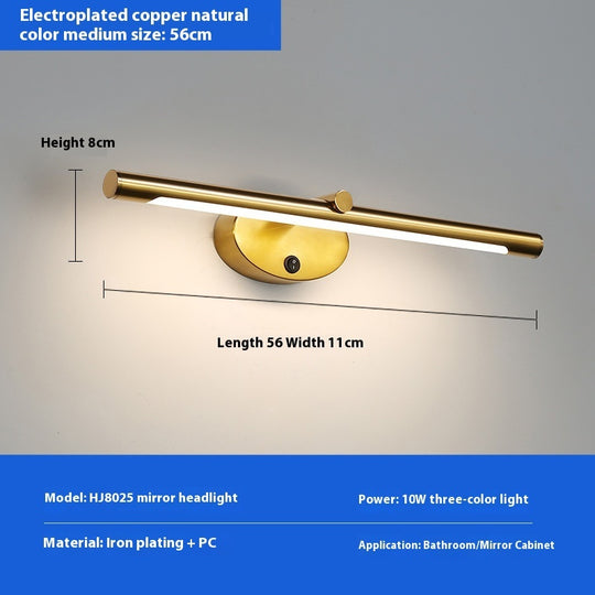 Modern LED Mirror Light - Waterproof Bathroom Wall Lamp