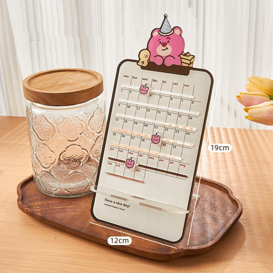 Handcrafted Perpetual Calendar - Unique DIY Ferris Wheel Design for Desktop Decoration