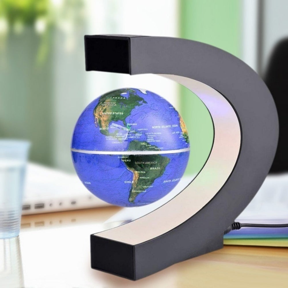 Floating in Style: Magnetic Levitation Globe Ornament for a Touch of Elegance
