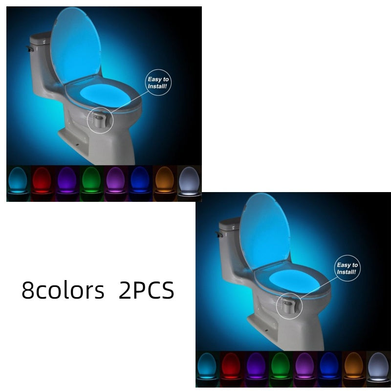 Motion Sensor LED Night Light for Toilets & Bathrooms