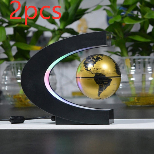 Floating in Style: Magnetic Levitation Globe Ornament for a Touch of Elegance