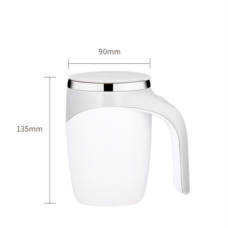 AutoMix Pro - Rechargeable Electric Stirring Mug for Coffee, Tea & More - Hands-Free Rotating Cup with Magnetic Mixing